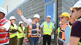 אייל זמיר בבאר שבע, צילום: אגף דוברות וקשרי ציבור במשרד הביטחון